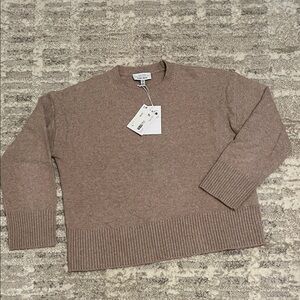 NWT & Other Stories Relaxed Fit Knitted Sweater, beige, size small